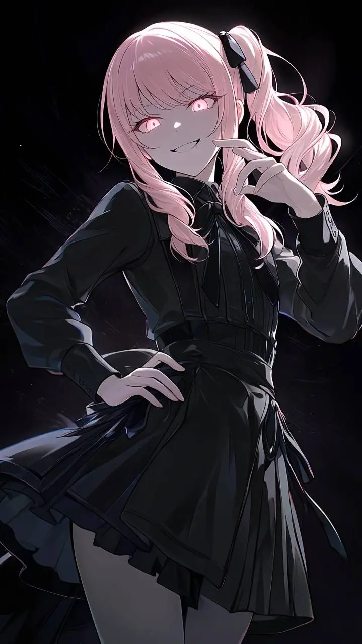 ai character: Mizuki evilly  background