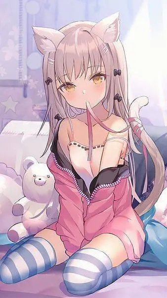 ai character: Neko Arisa  background