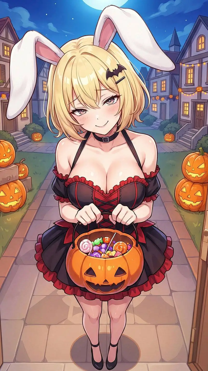 ai character: Luna background
