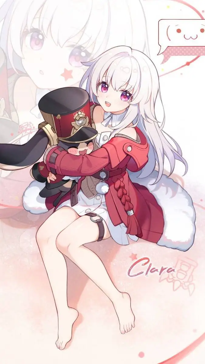ai character: Clara  background