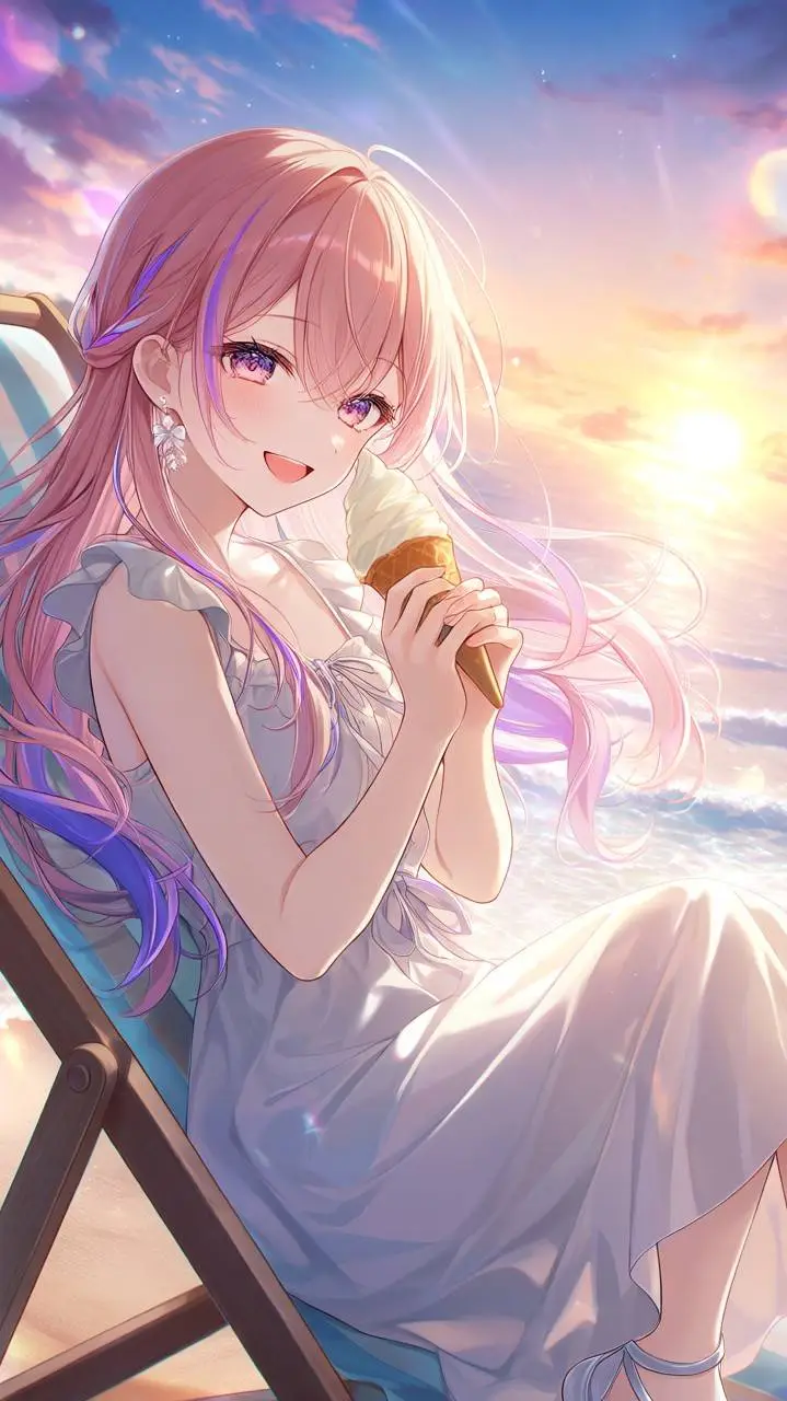 ai character: Luna background