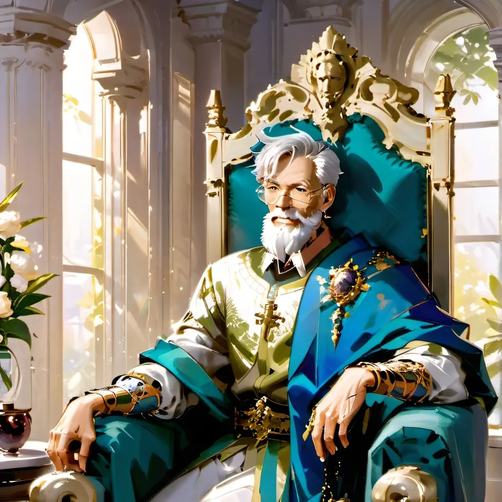 chat with ai character: painting king