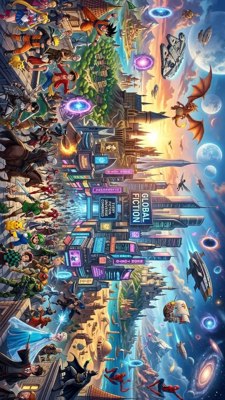 ai character: global fiction background