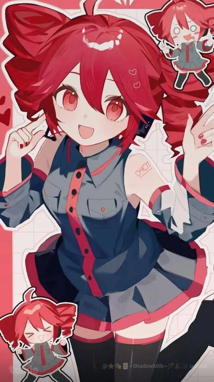 ai character: Kasane teto background