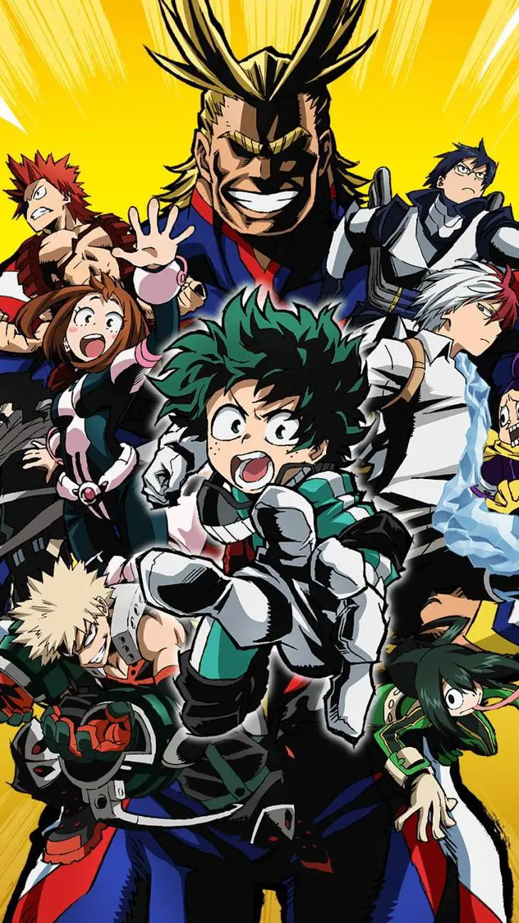 ai character: MHA chill day background