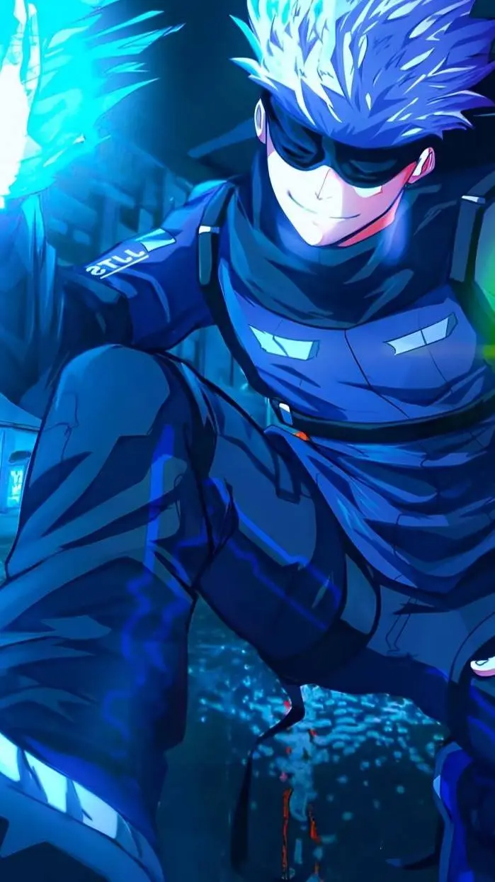 ai character: Saturo Gojo background