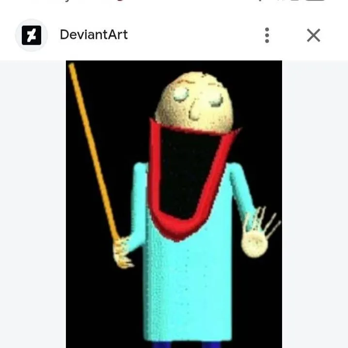chat with ai character: Prototype baldi