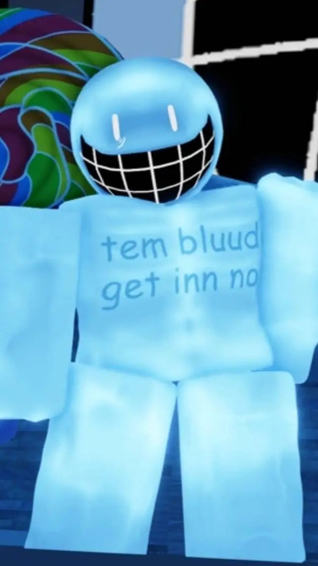 ai character: bluudud  background