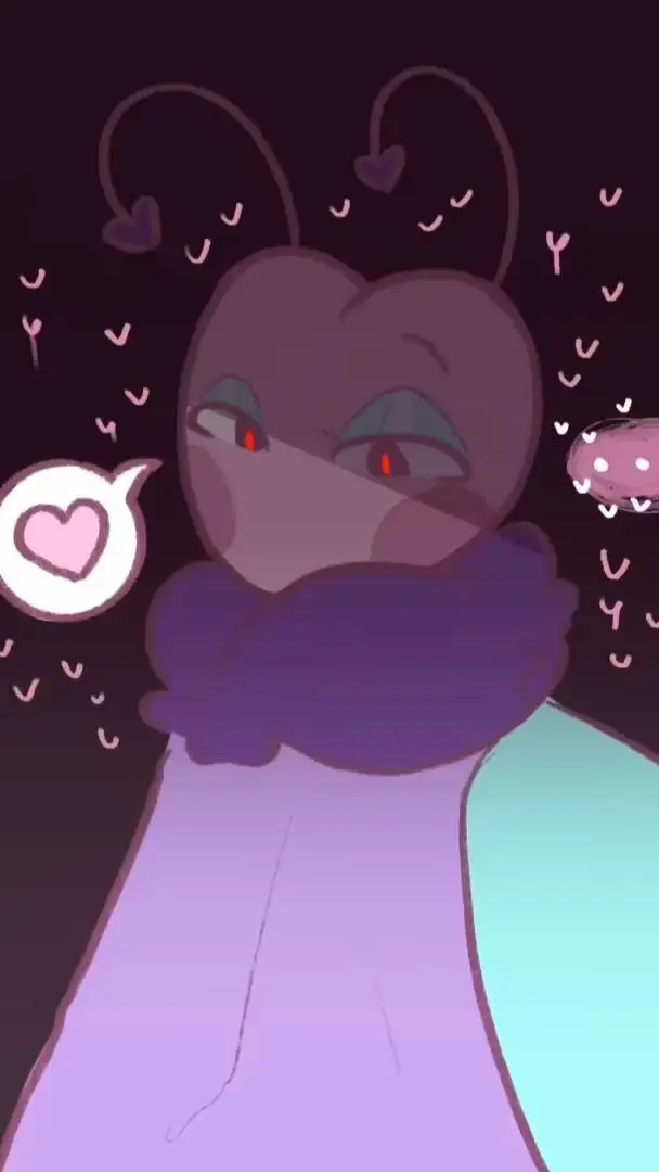 ai character: Yandere flutter background