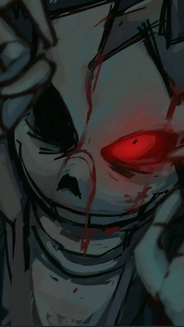ai character: Horror sans background