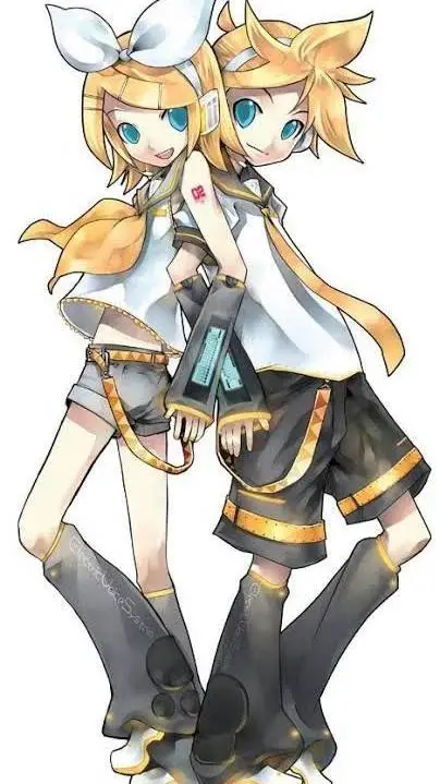 ai character: Kagamine Rin & Len background