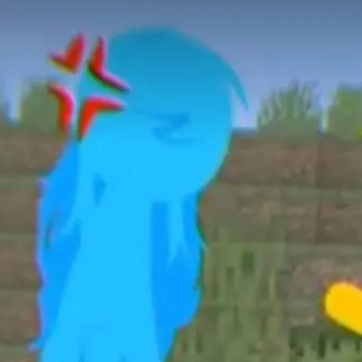 chat with ai character: blue x yellow