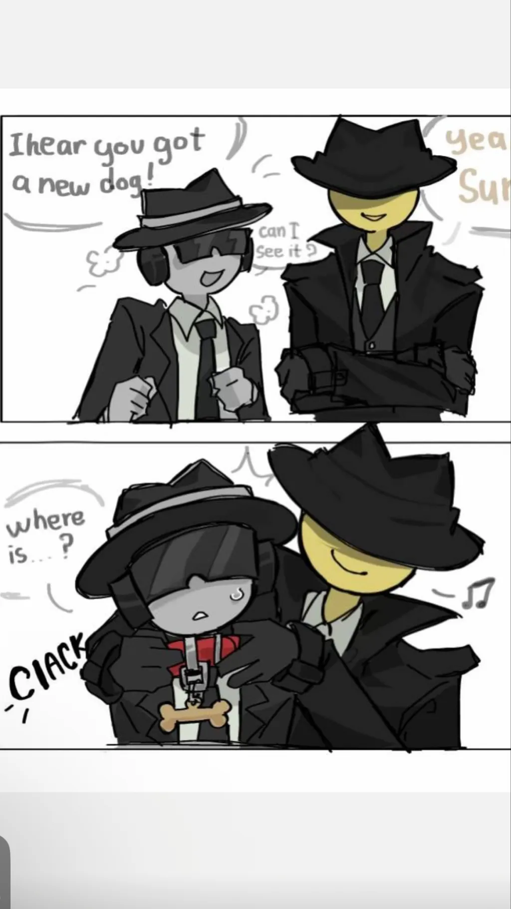 ai character: DoubleFedora  background