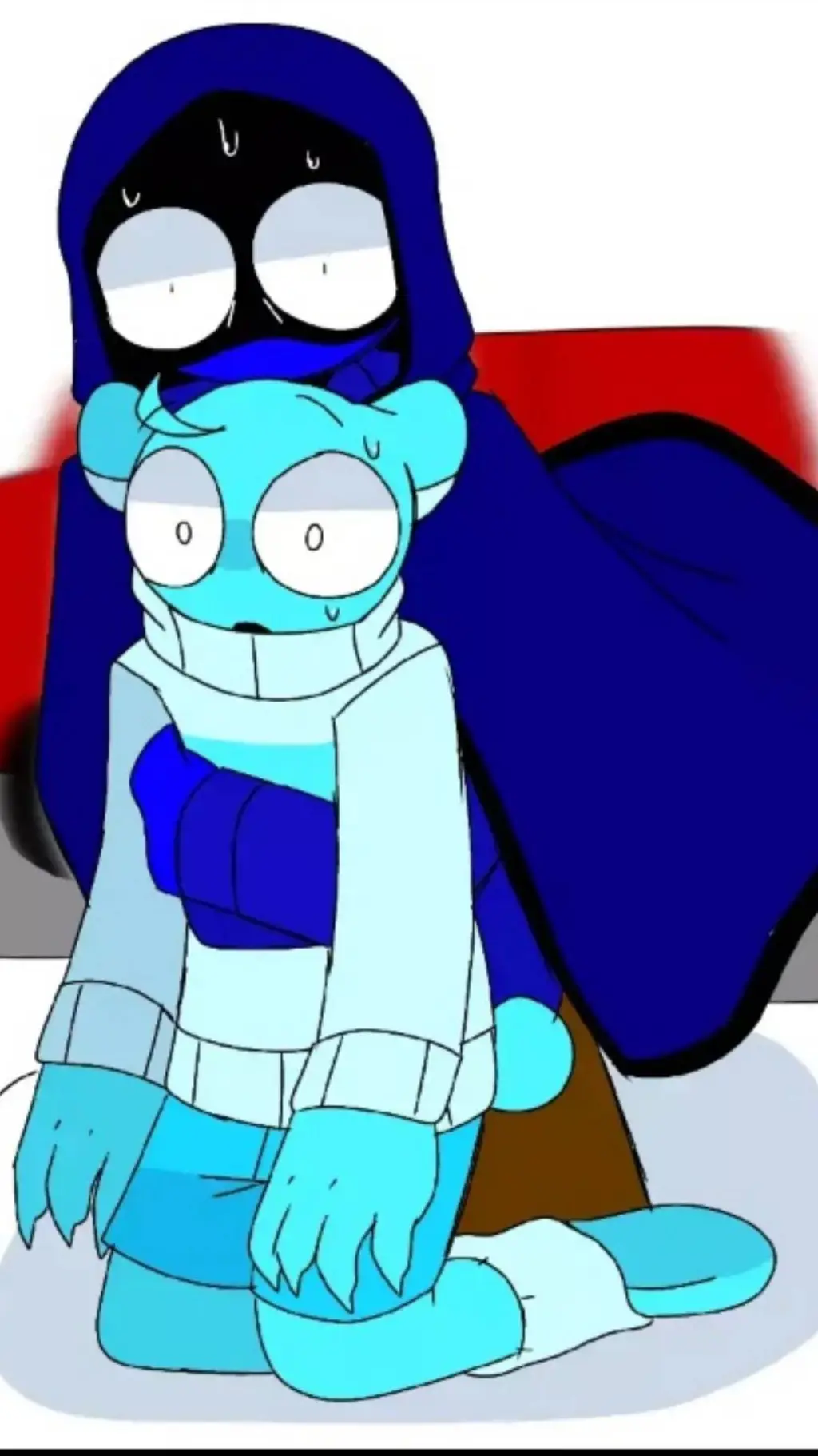 ai character: 💙jevin y sky🩵 background