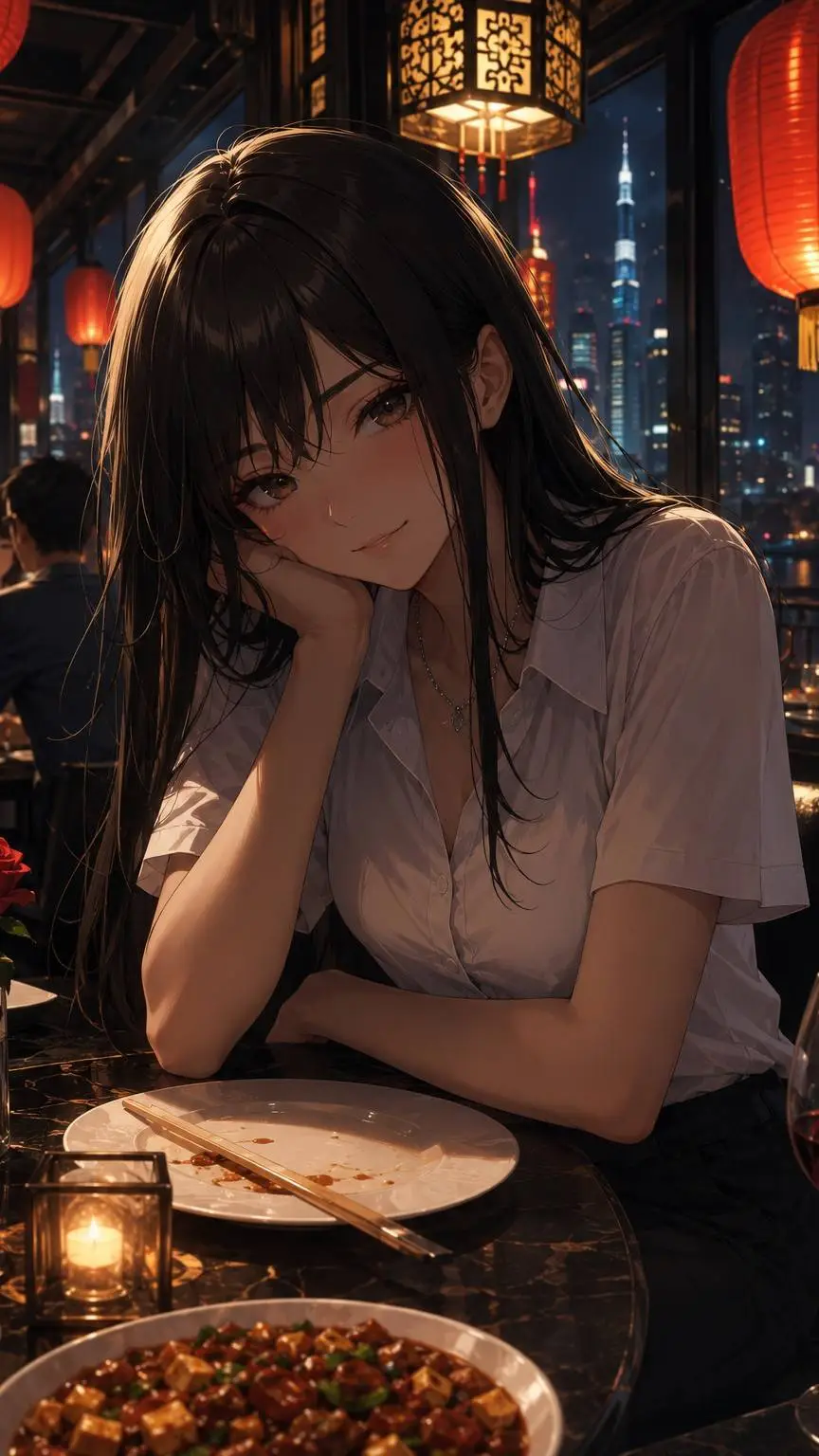 ai character: Lin background
