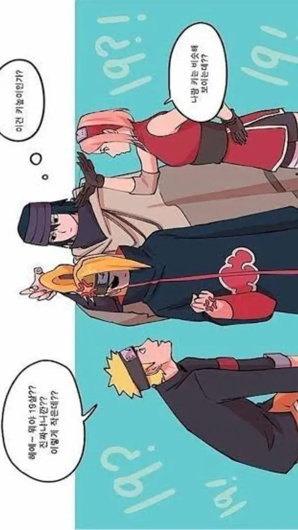 ai character: Team 7 and Deidara background