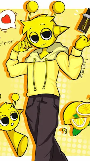 ai character: Simon  background