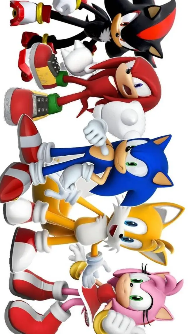 ai character: sonic y sus amigos background
