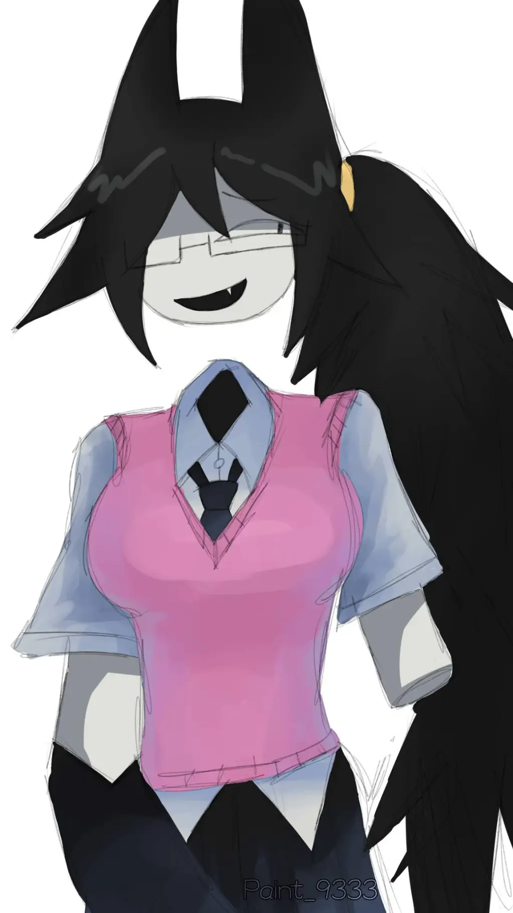 ai character: Miss circle  background