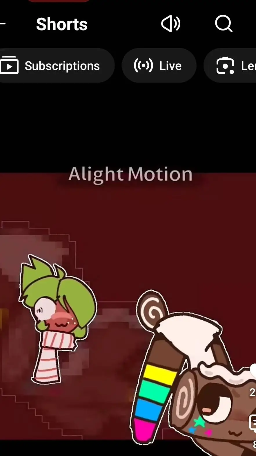ai character: cosmo make sprout  background