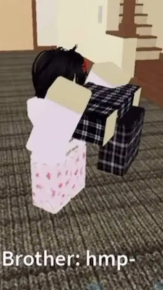 ai character: sister got mad?  background