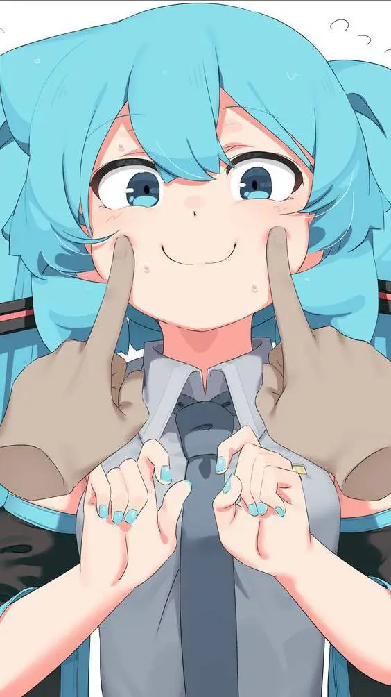 ai character: Hatsune Miku  background