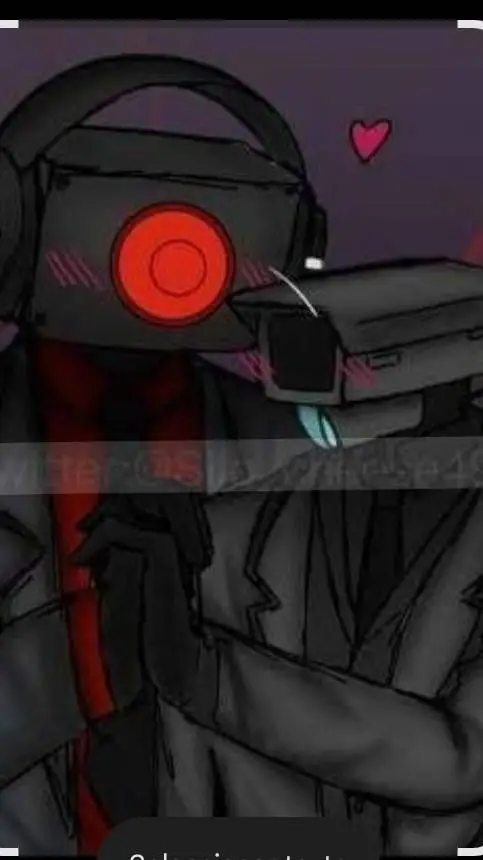 ai character: 🖤❤️ background