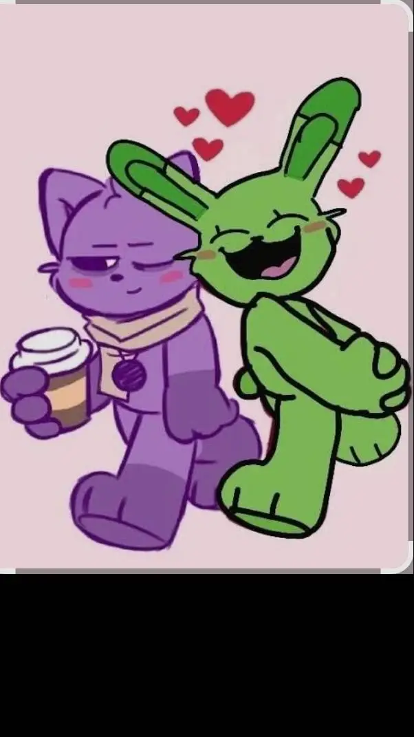 ai character: 💜💚 background