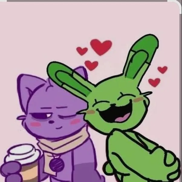 chat with ai character: 💜💚