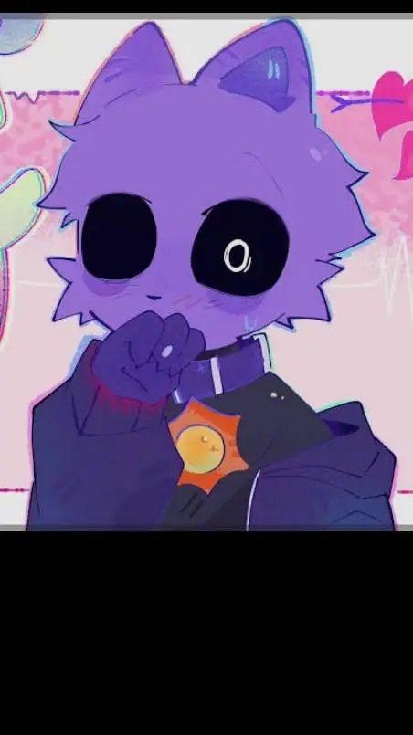 ai character: catnap💜 background