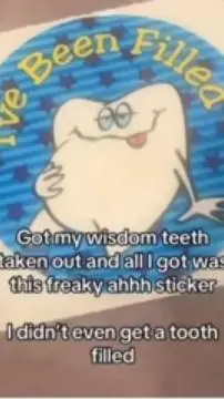 ai character: dentist sticker background