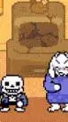 ai character: toriel and sans  background