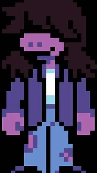 ai character: Susie (deltarune) background