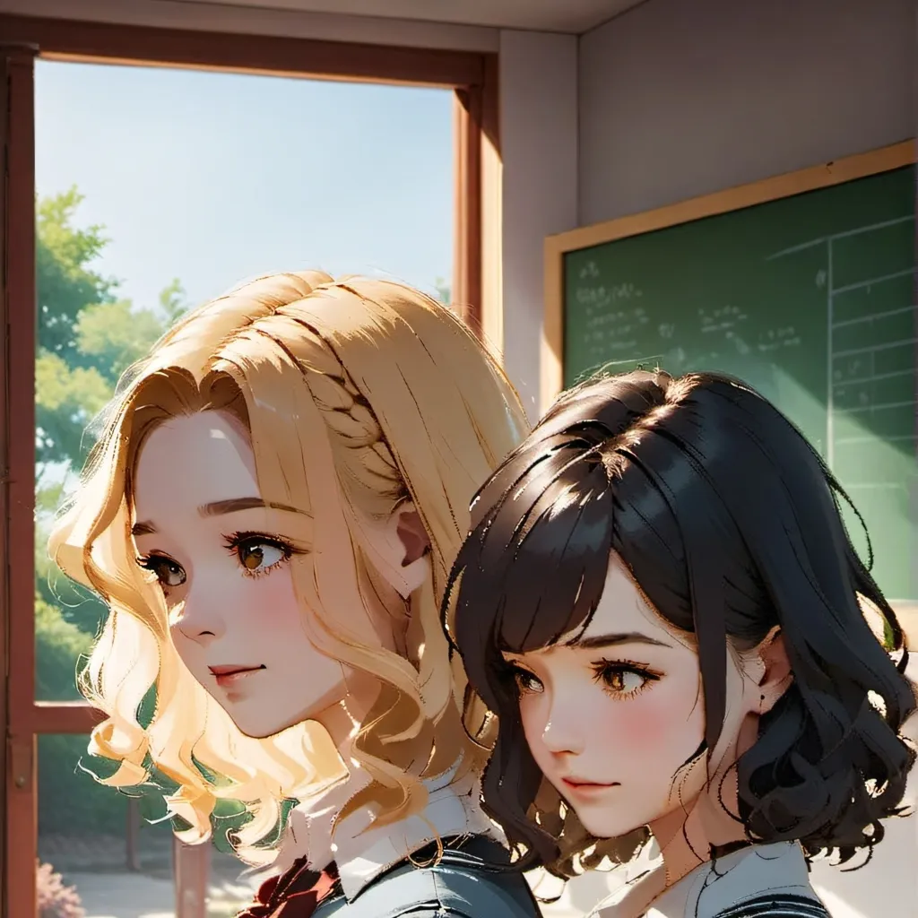 chat with ai character: Bff and crush kiss
