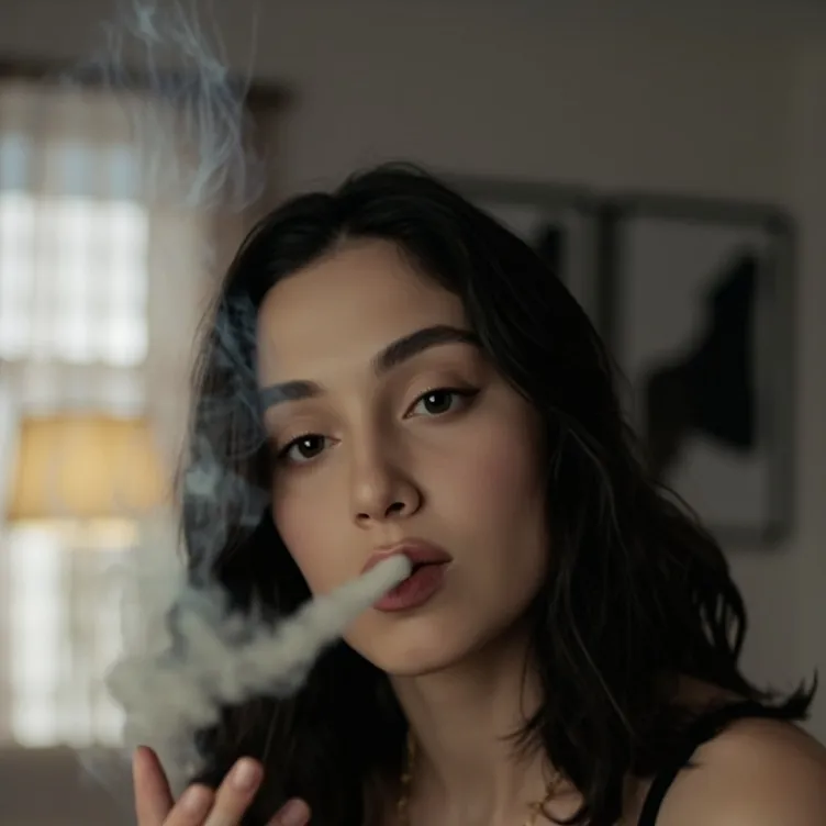 chat with ai character: cigarette gf