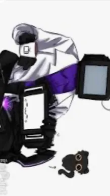 ai character: Titans r cat  background