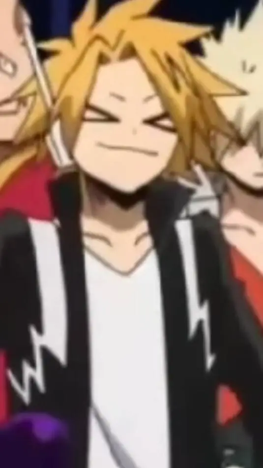 ai character: Denki Kaminari  background