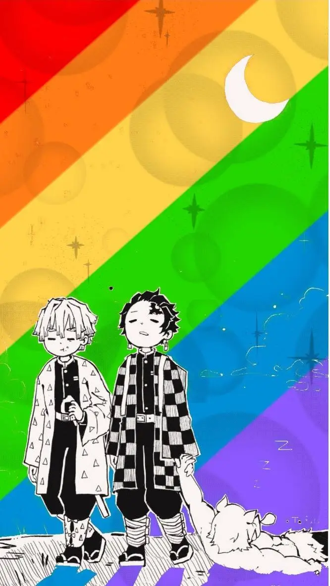 ai character: Kny ~ Pride 🏳️‍🌈 background