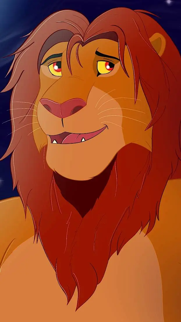 ai character: Lion King Stampede background