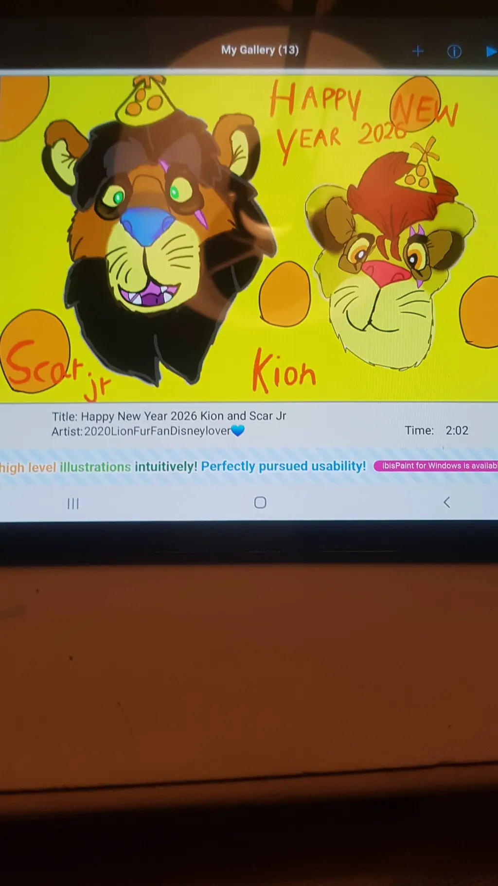 ai character: Lion King  background