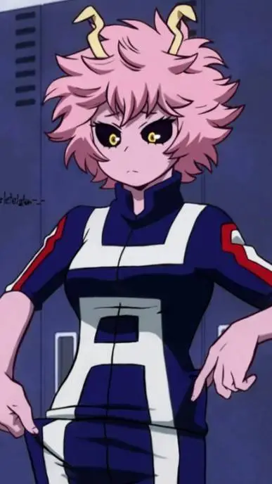 ai character: Mina Ashido  background