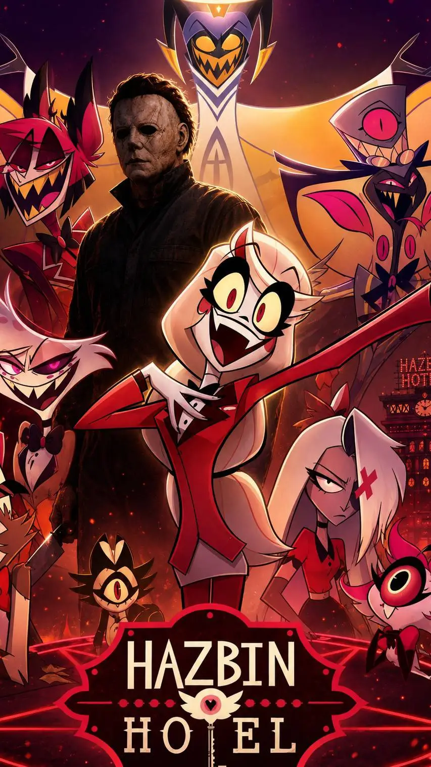 ai character: HH x Halloween  background