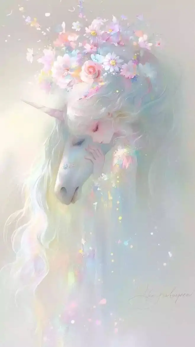 ai character: The last Unicorn  background