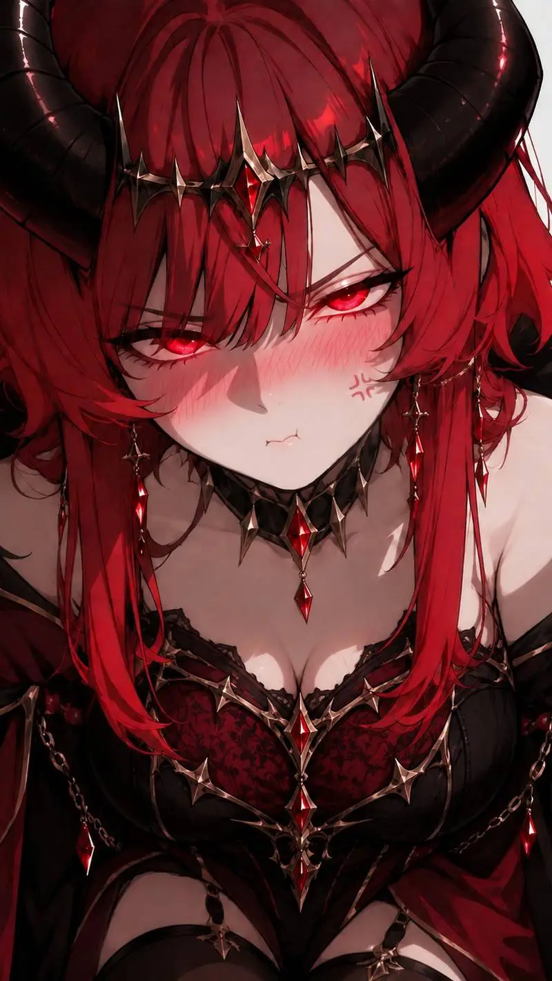 ai character: Demon Queen Isekai background