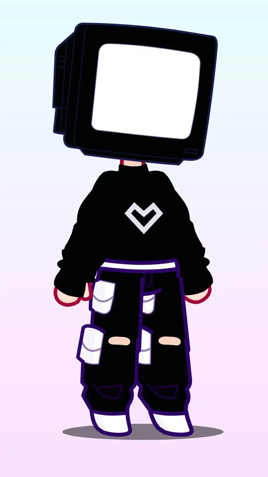 ai character: :3TVman Титан background