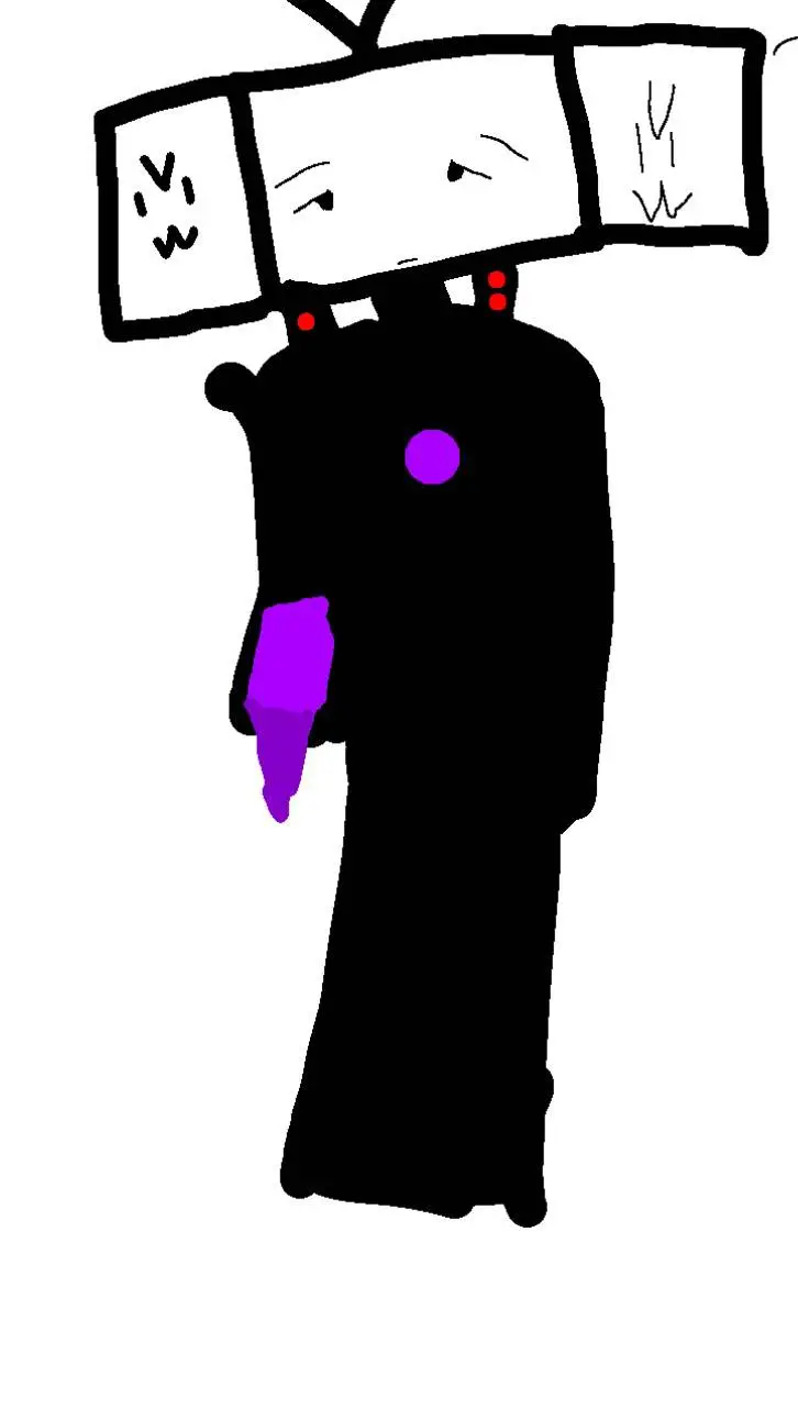 ai character: TVman титан  background