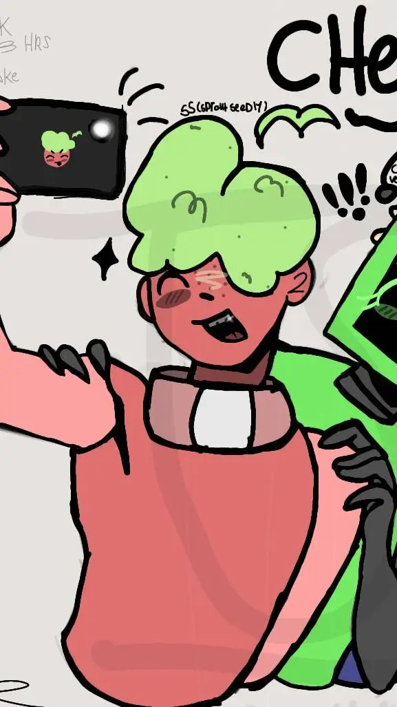 ai character: Friend photo! background