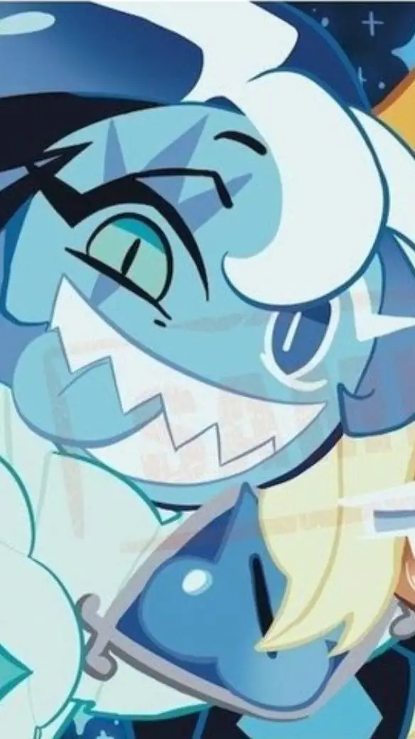 ai character: Shadow milk cookie background