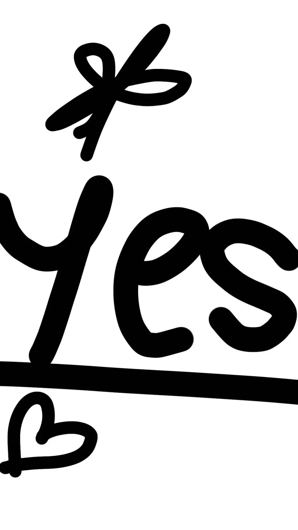 ai character: make it say yes background