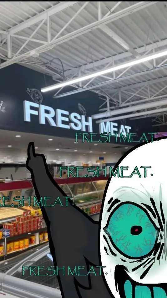 ai character: FRESH MEAT background